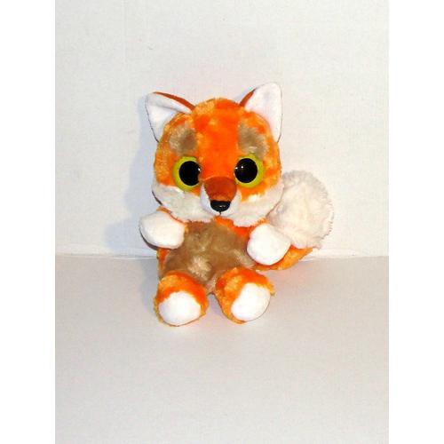 peluche renard gros yeux