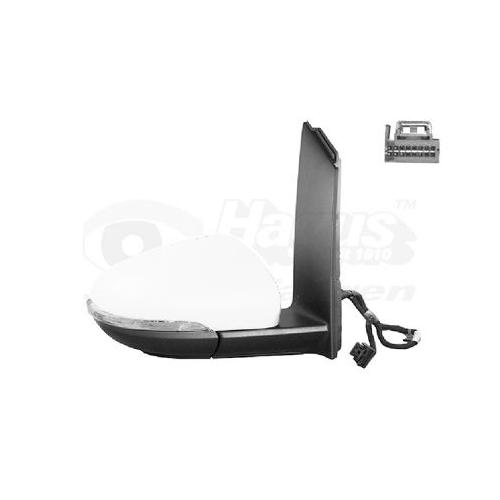Côté Droit Grand Angle Wing Door Mirror Glass for VW Polo 00-02 Chauffé Plaque