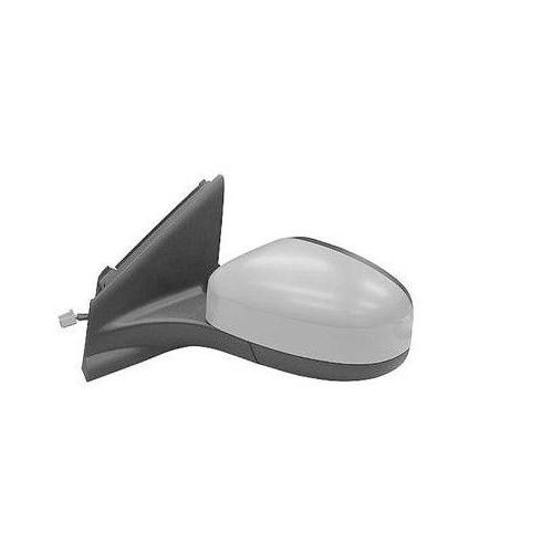 LH//côté passager argent Ford Ka aile miroir de verre avec base-chauffée 2008 To 2016