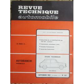 REVUE TECHNIQUE AUTOMOBILE N° 257 AUTOBIANCHI PRIMULA
