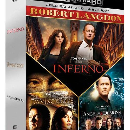 Da Vinci Code Ange Et Demon Robert Langdon - Da Vinci Code + Anges & démons + Inferno - 4K Ultra HD