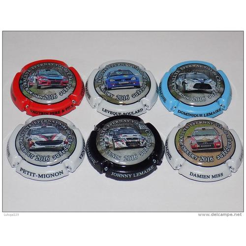 Capsule de champagne Epernay Rallye 2016 DAMIEN MISS