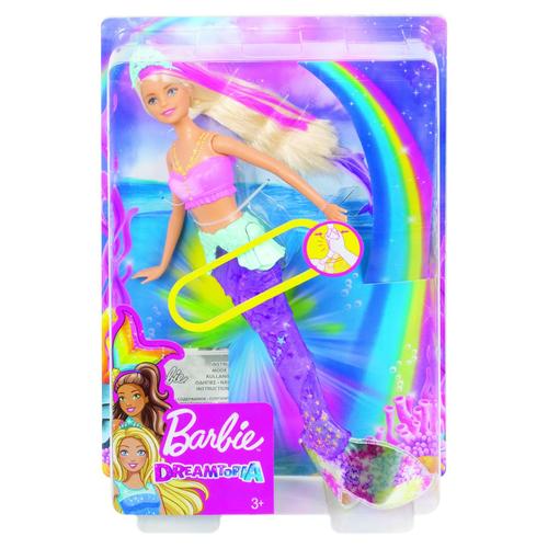 barbie sirene lumiere et danse aquatique