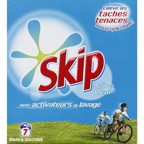 SKIP Lessive en poudre Active clean 7 doses Rakuten