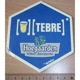 sous bock ancien blanche de hoegaarden