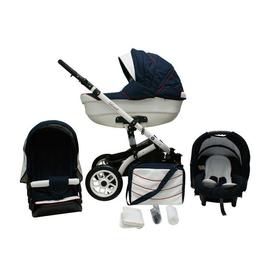 poussette 3 roues siege auto