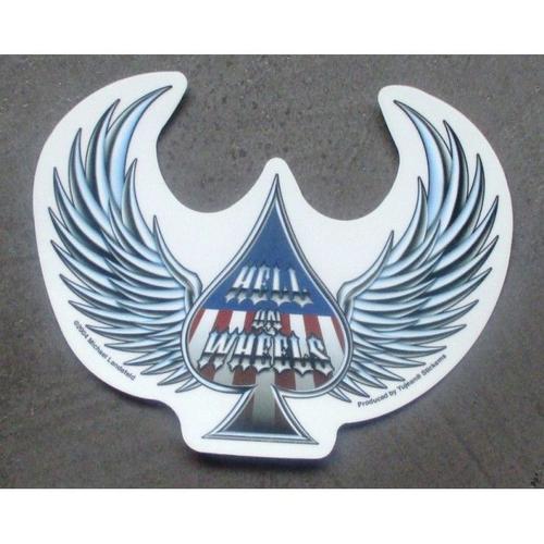 Hommes Western Boucle en Métal Argenté Hell on Wheels ailes d/'ange Squelette Motard Vélo