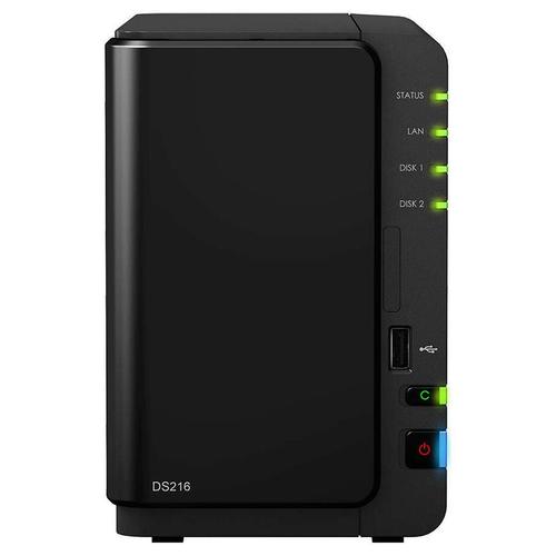 Synology DS216j 4TB 2 x 2To WD RED 2 Bay Bureau Unit/é NAS