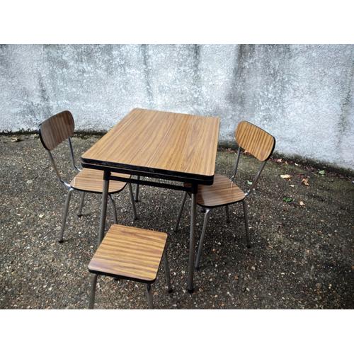 Table cuisine formica Vintage avec rallonges et tiroir 2 ...