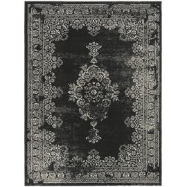 Tapis Vintage Antique Noir Blanc 240x340 Cm Tapis Poil Ras