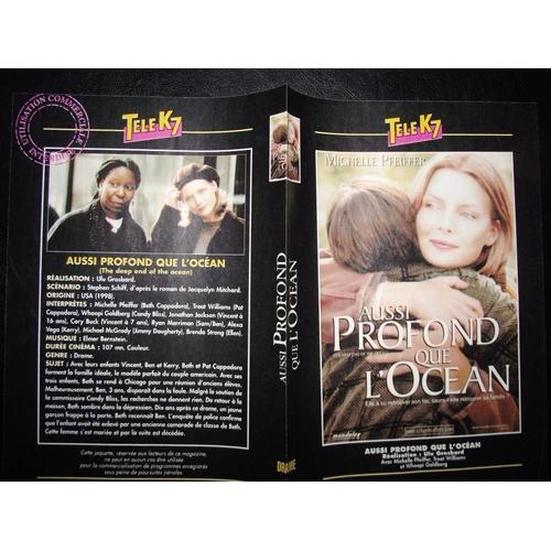 Aussi Profond Que L Océan Film TELE K7 jaquette du film.Aussi profond que l'océan(1998).réalisation