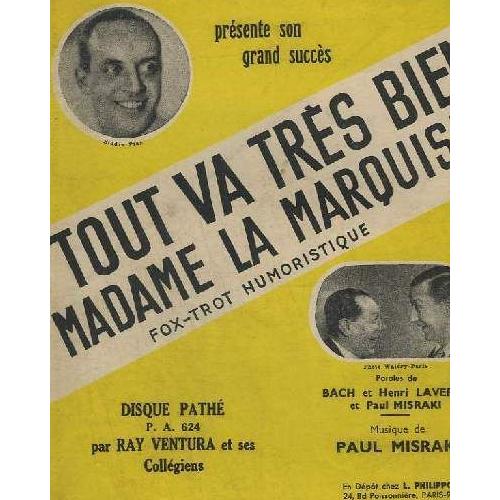 Tout Va Tres Bien / Madame La Marquise Chant. Rakuten Tout Va Tres Bien / Madame La Marquise Chant. Rakuten