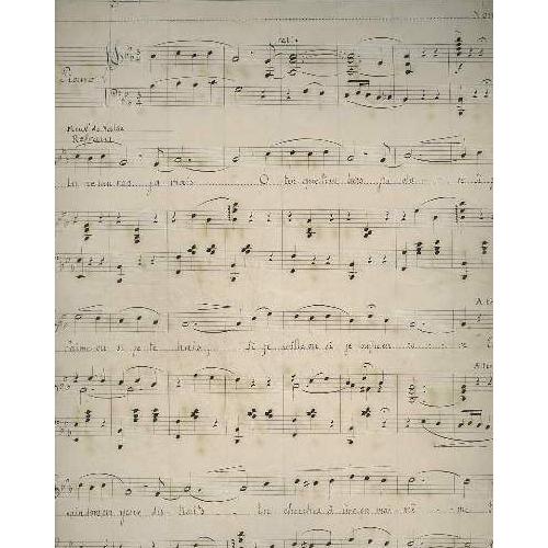 Tu Ne Sauras Jamais - Partition Manuscrite Pour Piano Et Chant. | Rakuten