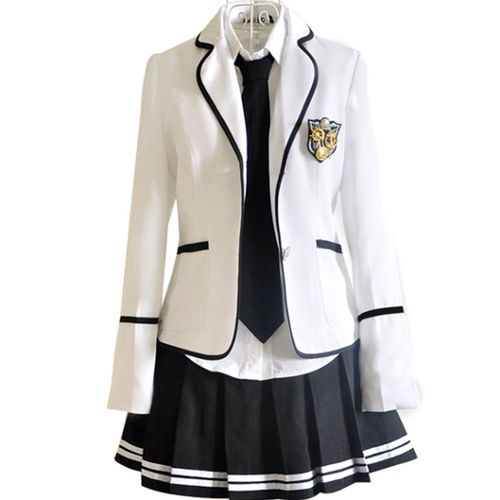 Uniforme Scolaire Japonaise Cosplay Costume Marin Fille Anglais S 