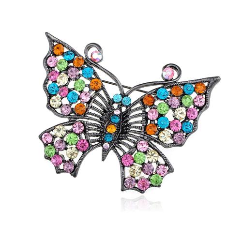 Wimagic Broches Dessin Anim/é Cr/éatif G/éom/étrique Arc en Ciel Multicolore Lapin Grue Broche Unisexe