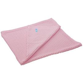 Wallaboo Couverture Tricot Bebe Eden Coton Bio Couverture Premier Ne Tricotee Incroyablement Doux Rose Rakuten