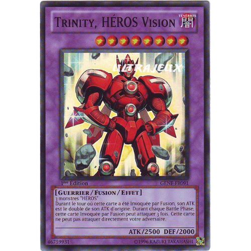 Yu-Gi-Oh Increase HERO : BLHR-FR007 -VF//Secret Rare HEROS Vision